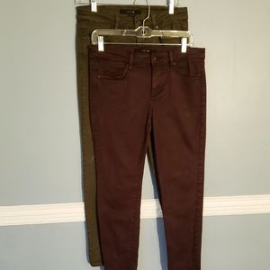2 Pairs of Joes Jeans Skinny fit sz 27